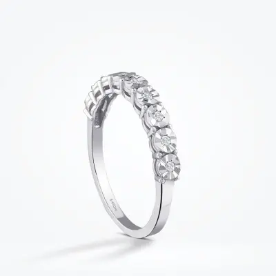 0.10 Karat Pırlanta Yarımtur Yüzük - Baroni Diamond (1)
