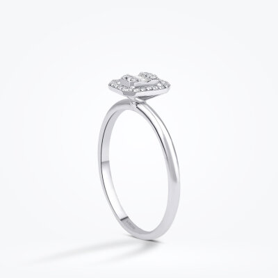 0.11 Karat Pırlanta Baget Yüzük - Baroni Diamond (1)