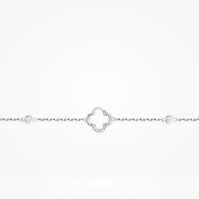 0.12 Karat Pırlanta Yonca Bileklik - Baroni Diamond (1)