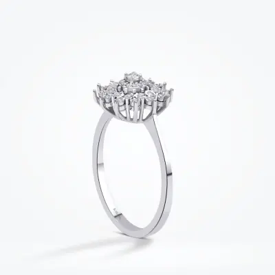 0.13 Karat Pırlanta Trend Yüzük - Baroni Diamond (1)