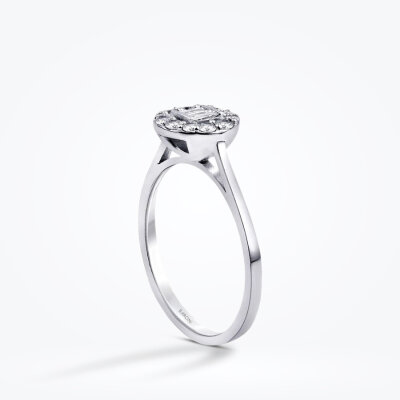 0.17 Karat Pırlanta Baget Yüzük - Baroni Diamond (1)
