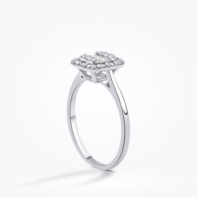 0.18 Karat Pırlanta Baget Yüzük - Baroni Diamond (1)