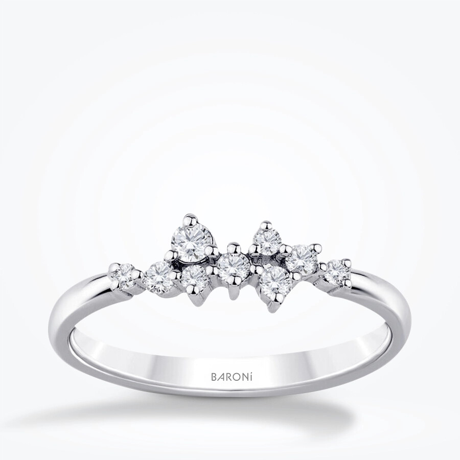 0.18 Karat Pırlanta Taşlı Yüzük - Baroni Diamond