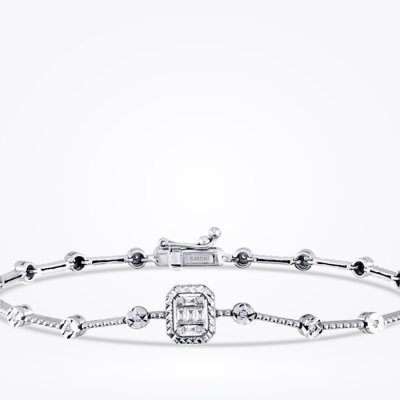 0.19 Karat Pırlanta Baget Bileklik - Baroni Diamond (1)