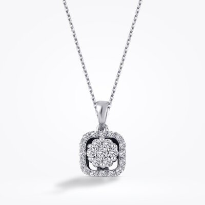 0.19 Karat Pırlanta Trend Kolye - Baroni Diamond