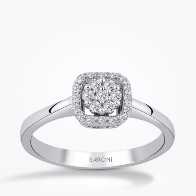0.19 Karat Pırlanta Trend Yüzük - Baroni Diamond