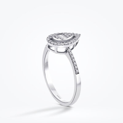 0.20 Karat Pırlanta Baget Yüzük - Baroni Diamond (1)