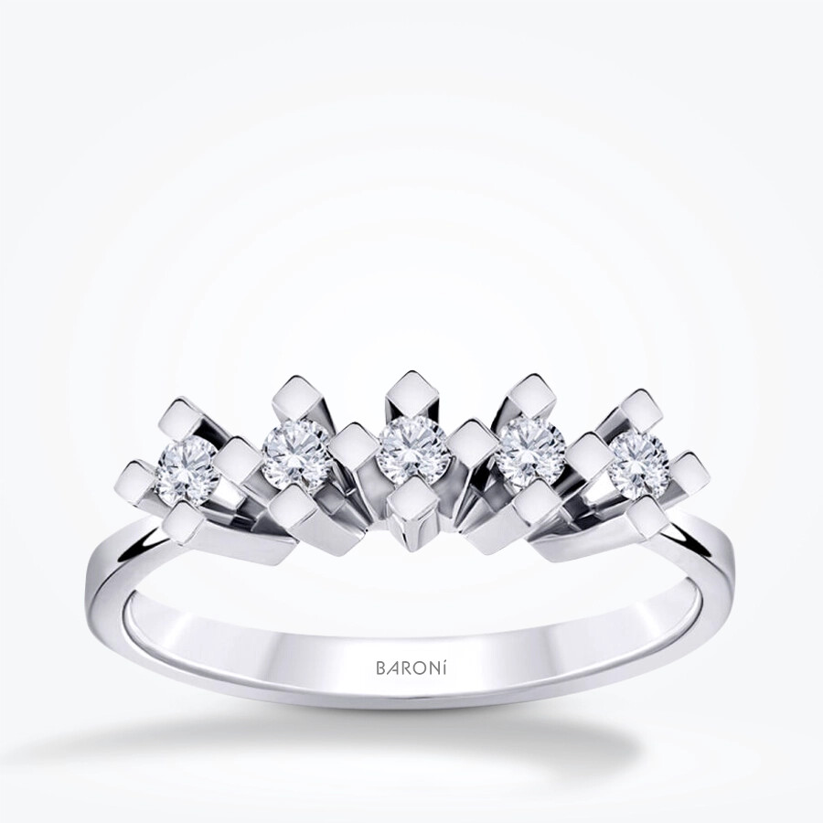 0.20 Karat Pırlanta Beştaş Yüzük - Baroni Diamond