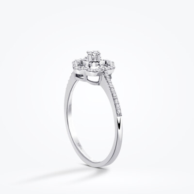 0.20 Karat Pırlanta Çiçek Yüzük - Baroni Diamond (1)