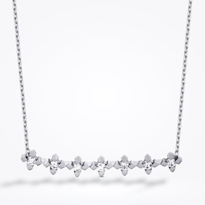 0.20 Karat Pırlanta Yedi Taş Kolye - Baroni Diamond