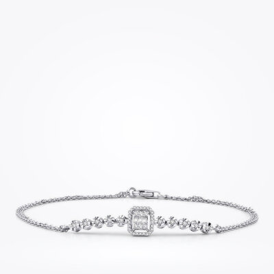 0.21 Karat Pırlanta Baget Bileklik - Baroni Diamond