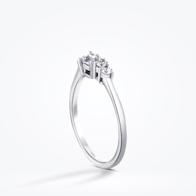 0.21 Karat Pırlanta Baget Trend Yüzük - Baroni Diamond (1)