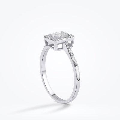 0.22 Karat Pırlanta Baget Yüzük - Baroni Diamond (1)