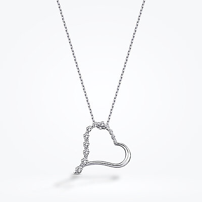 0.23 Karat Pırlanta Kalp Kolye - Baroni Diamond (1)