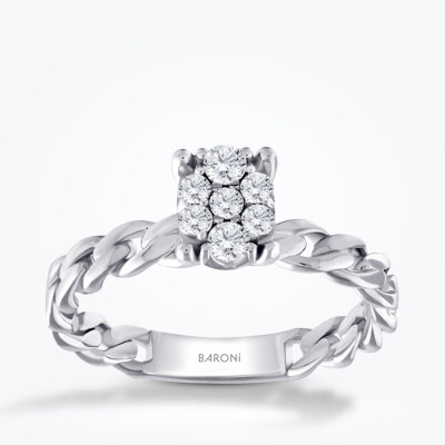 0.23 Karat Pırlanta Trend Yüzük - Baroni Diamond