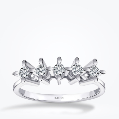 0.25 Karat Pırlanta Beştaş Yüzük - Baroni Diamond