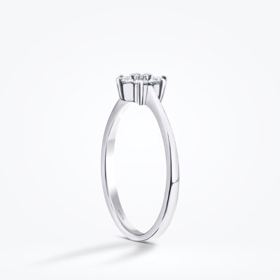 0.25 Karat Pırlanta Çiçek Yüzük - Baroni Diamond (1)