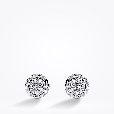 0.25 Karat Pırlanta Efektli Küpe - Baroni Diamond (1)