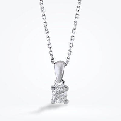 0.25 Karat Pırlanta Tektaş Kolye - Baroni Diamond