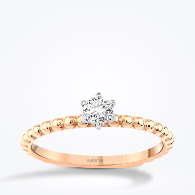 0.25 Karat Pırlanta Tektaş Yüzük - Baroni Diamond