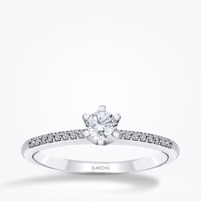 0.25 Karat Pırlanta Tektaş Yüzük - Baroni Diamond