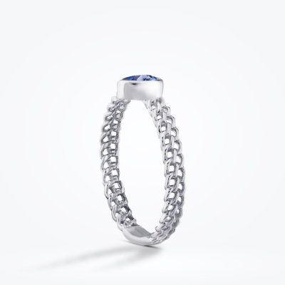 0.25 Karat Safir Yüzük - Baroni Diamond (1)