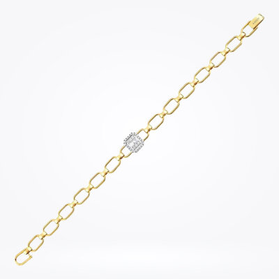 0.26 Karat Pırlanta Baget Bileklik - Baroni Diamond