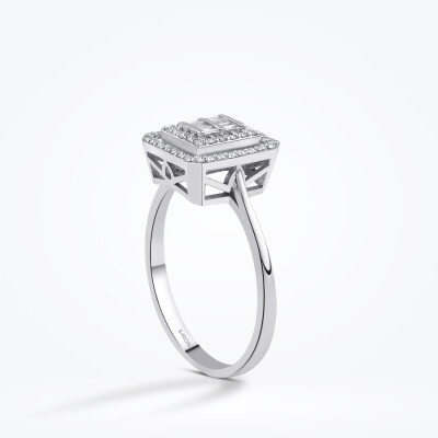 0.26 Karat Pırlanta Baget Yüzük - Baroni Diamond (1)