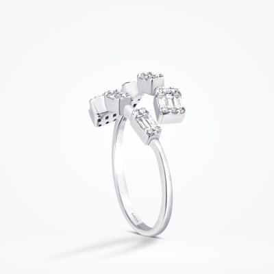 0.27 Karat Pırlanta Baget Yüzük - Baroni Diamond (1)