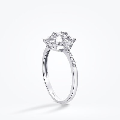 0.27 Karat Pırlanta Baget Yüzük - Baroni Diamond (1)