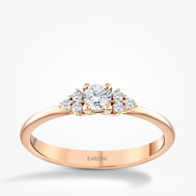 0.28 Karat Pırlanta Tektaş Yüzük - Baroni Diamond