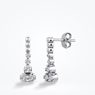0.28 Karat Pırlanta Trend Küpe - Baroni Diamond