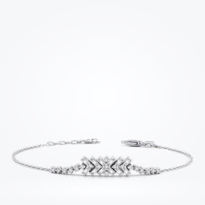 0.29 Karat Pırlanta Baget Bileklik - Baroni Diamond