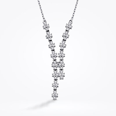 0.30 Karat Pırlanta İkili Kolye - Baroni Diamond