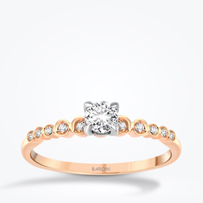 0.30 Karat Pırlanta Tektaş Yüzük - Baroni Diamond