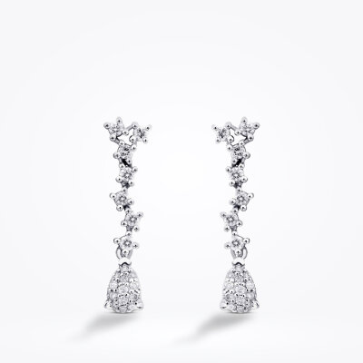0.32 Karat Pırlanta Trend Küpe - Baroni Diamond (1)