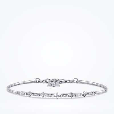 0.32 Karat Pırlanta Baget Kelepçe - Baroni Diamond