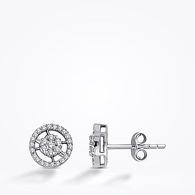 0.34 Karat Pırlanta Taşlı Küpe - Baroni Diamond