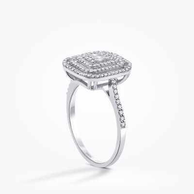 0.35 Karat Pırlanta Baget Yüzük - Baroni Diamond (1)