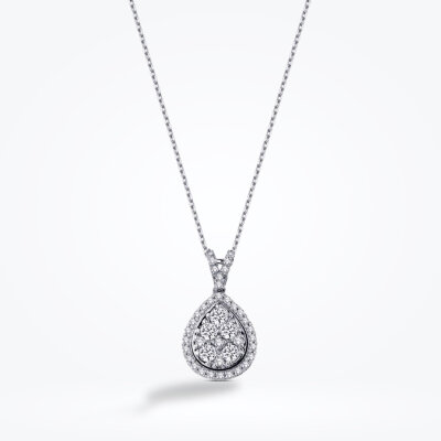 0.36 Karat Pırlanta Damla Kolye - Baroni Diamond (1)
