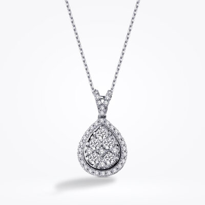 0.36 Karat Pırlanta Damla Kolye - Baroni Diamond