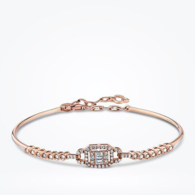 0.38 Karat Pırlanta Baget Kelepçe - Baroni Diamond