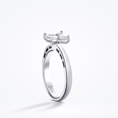 0.39 Karat Pırlanta Çiçek Yüzük - Baroni Diamond (1)