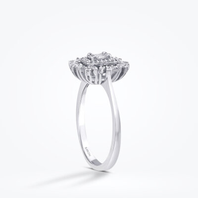 0.40 Karat Pırlanta Baget Yüzük - Baroni Diamond (1)