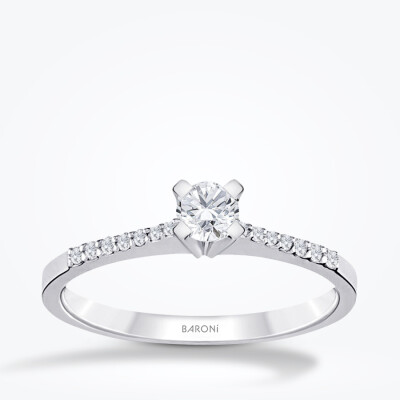 0.40 Karat Pırlanta Tektaş Yüzük - Baroni Diamond