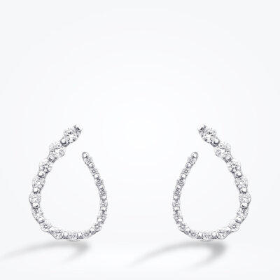0.40 Karat Pırlanta Trend Küpe - Baroni Diamond (1)