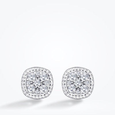 0.41 Karat Pırlanta Illusion Küpe - Baroni Diamond