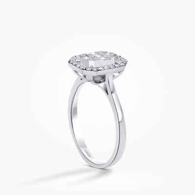 0.42 Karat Pırlanta Baget Yüzük - Baroni Diamond (1)