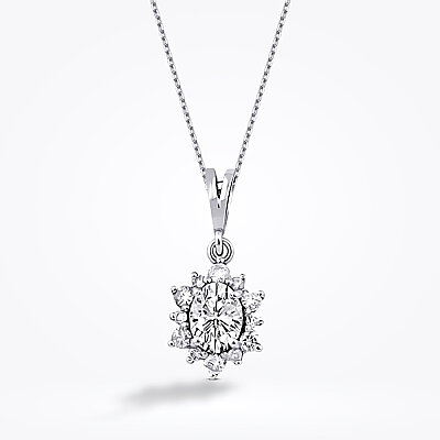 0.42 Karat Pırlanta Lotus Kolye - Baroni Diamond