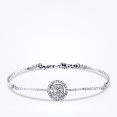 0.43 Karat Pırlanta Baget Kelepçe - Baroni Diamond